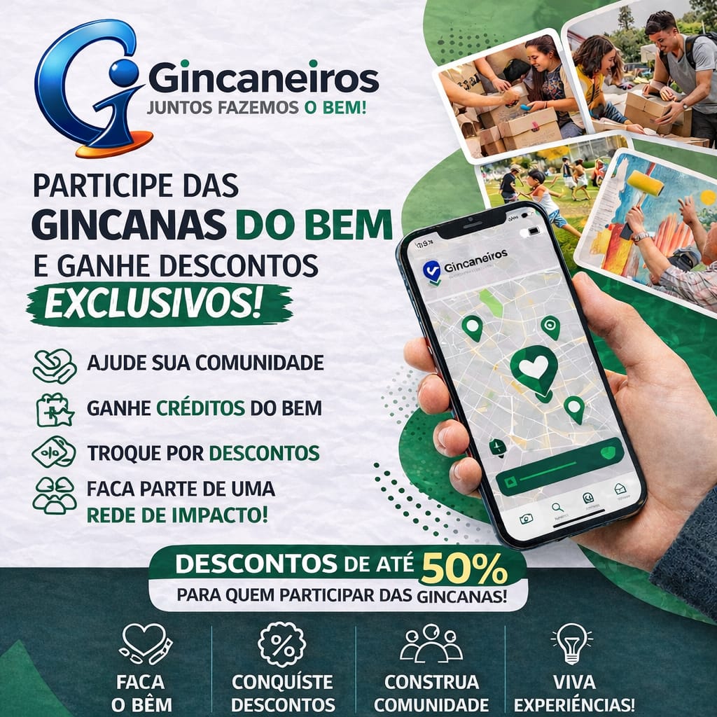 Imagem explicativa da jornada do Gincaneiros